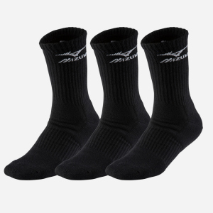 Набор носков Mizuno Training 3P Socks 32GX6A5409 XL (44-46) 3 пары Черный (5054698105542) лучшая модель в Черновцах