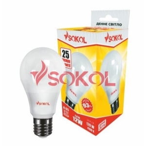 Набор 10 шт. LED лампа SOKOL A65 12.0W 220В E27 4100К лучшая модель в Черновцах