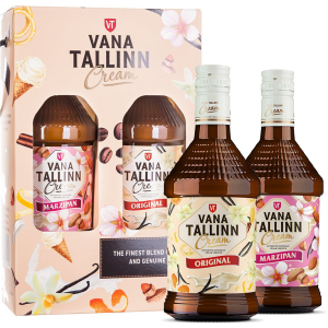 Набір лікер Vana Tallinn Original 0.5 л 16% + Vana Tallinn Marzipan 0.5 л 16% (4740054001054) в Чернівцях