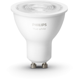Розумна лампа Philips Hue GU10, 5.2W(57Вт), 2700K, White, Bluetooth, димована, 2 шт (929001953506) в Чернівцях