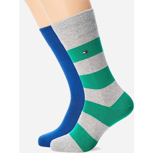 Набор носков Tommy Hilfiger Men Rugby Sock 342021001-289 39-42 2 пары (8718824651620) лучшая модель в Черновцах