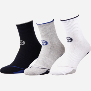 Набір шкарпеток Sergio Tacchini 93241741-2 39-42 3 пари Сірий/Синій (3349600161528) ТОП в Чернівцях