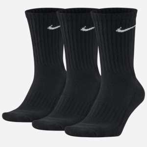 Шкарпетки Nike U Nk V Cush Crew - 3P Value SX4508-001 38-42 (M) 3 пари Чорні (685068091391) краща модель в Чернівцях