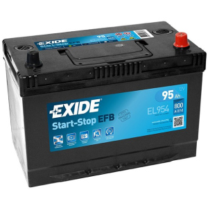 Автомобільний акумулятор Exide Start-Stop EFB 95 А·ч Єв (-/+) Asia (800EN) (EL954) в Чернівцях