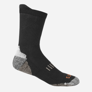 Шкарпетки тактичні 5.11 Tactical Year Round Crew Sock 10014 L/XL Black (2000980276769)