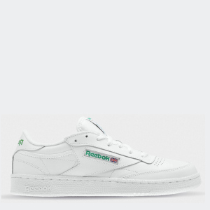 Кеды Reebok Club C 85 AR0456 41 (8.5) 26.5 см White/Green (4056561016697) ТОП в Черновцах