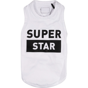 Борцовка для собак Pet Fashion "Superstar" M Белая (4823082421855) в Черновцах