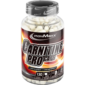 купити Жироспалювач IronMaxx Carnitine Pro 130 капсул (4260196299114)
