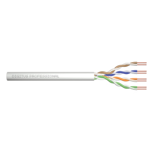 Вита пара Digitus CCA CAT 5e U-UTP AWG 24/1 PVC сірий 305 м (ACU-4511-305) в Чернівцях