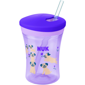 хороша модель Поильник Nuk Evolution Action Cup 230 мл Фіолетовий (4008600365129)