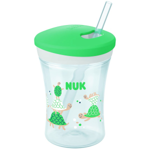 Поильник Nuk Evolution Action Cup 230 мл Зелений (4008600365136) ТОП в Чернівцях