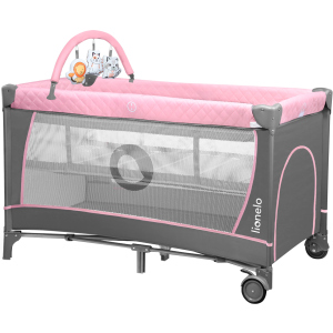 Манеж-кровать Lionelo Flower flamingo (LO.FL01) лучшая модель в Черновцах