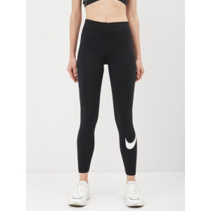 Спортивні штани Nike W Nsw Essntl Gx Mr Lggng Swsh CZ8530-010 XL Чорні (194502821628) в Чернівцях