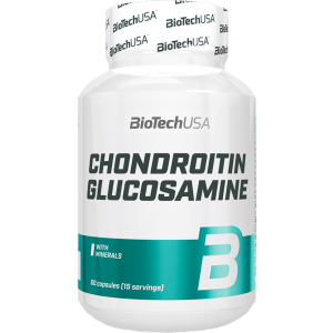 Хондропротектор Biotech Chondroitin & Glucosamine 60 капсул (5999076216604) лучшая модель в Черновцах