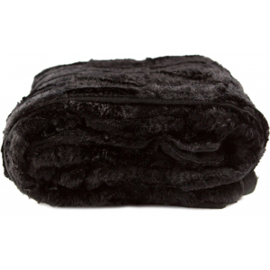 Плед LIFETIME Furry blanket Черный 120x150 см (871125227910-2 black) ТОП в Черновцах