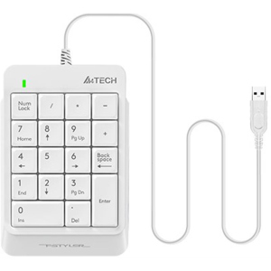 Цифровой клавиатурный блок A4Tech FK13P White USB ТОП в Черновцах