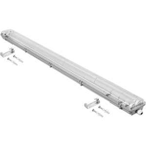 Лінійний світильник DELUX PC7 LED SLIM IP65 G13 під LED лампи 2х1200 мм (90017901) краща модель в Чернівцях