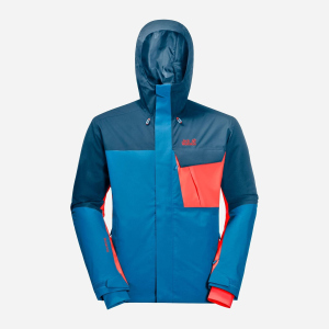 Куртка гірськолижна Jack Wolfskin Sun Peaks Jacket M 1113401-1361 XL Синя (4060477633305) ТОП в Чернівцях