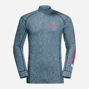 Спортивний лонгслів Jack Wolfskin Snow Sky Longsleeve M 1807481-1350 M Темно-кобальтовий (4060477585031)