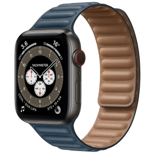 Ремешок Promate Maglet-44 для Apple Watch 42-44 мм 1/2/3/4/5/6/SE Baltic Blue (maglet-44.balticblue) ТОП в Черновцах