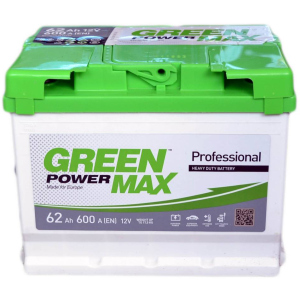 Автомобільний акумулятор Green Power MAX 62 Ah (+/-) Euro в Черновцах