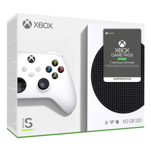 Microsoft Xbox Series S 512Gb + Xbox Game Pass Ultimate (3 місяці) ТОП в Чернівцях