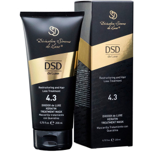 Восстанавливающая маска с кератином DSD de Luxe 4.3 Keratin Treatment Mask для улучшения структуры волос и стимуляции их роста 200 мл (8437011863096) ТОП в Черновцах