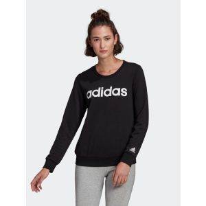 купить Свитшот Adidas W Lin Ft Swt GL0718 2XL Black/White (4064044883476)