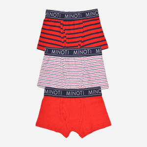 хороша модель Трусики-шорти Minoti 7B BRIEF 2 35096JNR 110-116 см 3 шт Червоні (5059030615635)