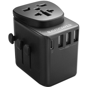 хороша модель Мережевий зарядний USB-пристрій RAVPower Diplomat 30W 4-Port Travel Charger (RP-PC099)