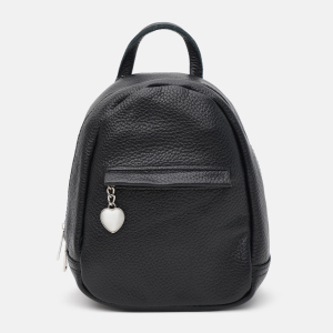 Жіноча сумка-рюкзак шкіряна Borsacomoda 835023 Чорна краща модель в Чернівцях