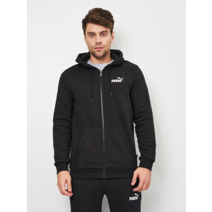 Спортивна кофта Puma ESS Small Logo FZ Hoodie 58670201 S Чорна (4063697310551) ТОП в Чернівцях