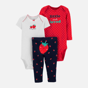 Комплект (боді 2 шт + легінси) Carters 1H364810 62 см 960 MC Multicol (192136681540) краща модель в Чернівцях