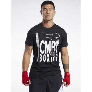 Футболка Reebok Combat Boxing Tee FJ5333 S Black (4062054547807) ТОП в Черновцах