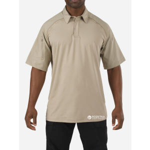 Футболка-поло тактична 5.11 Tactical Rapid Performance Polo - Short Sleeve 41018 2XL Silver Tan (2000980373635) краща модель в Чернівцях