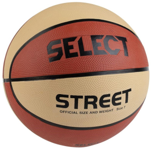 М'яч баскетбольний Select BASKET STREET №7 (208) Коричнево-оранжевий (5703543230648)