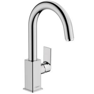 Змішувач для умивальника Hansgrohe Vernis Shape 200 з донним клапаном pop-up, Chrome (71564000) краща модель в Чернівцях