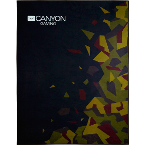 Захисний килимок Canyon 100х130 см Чорний/Камуфляж (CND-SFM02) краща модель в Чернівцях