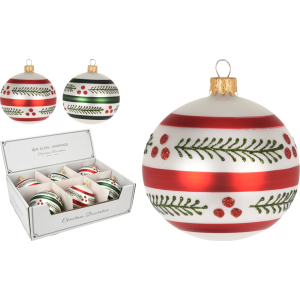 купити Набір ялинкових куль Christmas Decoration 10 см 6 шт BERRIES DECO (AVG113930)