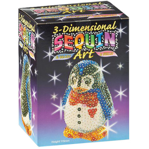 Набір для творчості Sequin Art 3D Penguin 11.5 см (SA0503) краща модель в Чернівцях