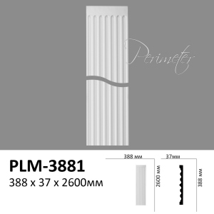 Пілястра 388-2 молдинг PLM-3881 * 388 x 37 x 2600 в Чернівцях