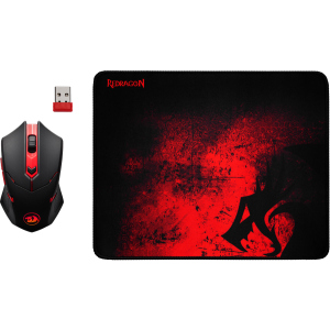 Комплект Ігровий Redragon M601WL-BA Black-Red (78227) краща модель в Чернівцях