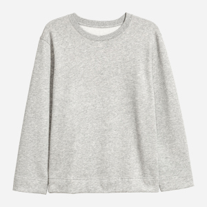 Свитшот H&M XAZ155824CFMW XL Серый (DD8000001810013) ТОП в Черновцах