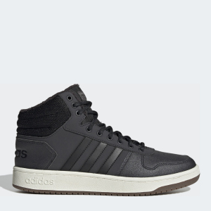 Черевики Adidas Hoops 2.0 Mid GZ7959 42 (8) 26.5 см Carbon/Cblack/Whitin (4064047619171) рейтинг