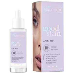 Сироватка Bielenda Good Skin Мікро-ексфоліант 10% AHA + PHA + Ніацинамід 30 мл (5902169046866) ТОП в Чернівцях