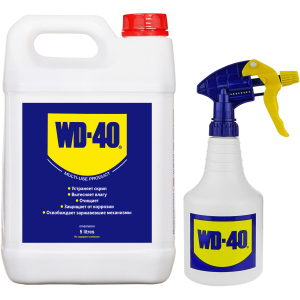 Универсальный аэрозоль (смазка) WD-40 Канистра с распылителем 5 л (5032227485068) лучшая модель в Черновцах