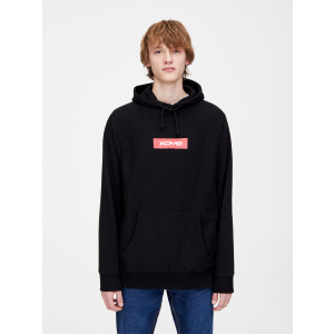 Худи Pull & Bear XAZ279698HGAS XL Черное (DD8000005470930)