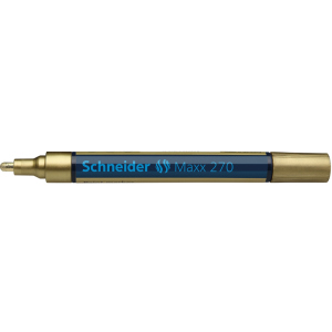 Набір маркерів для декоративних робіт Schneider Maxx 270 1-3 мм Золотий 10 шт (S127053)