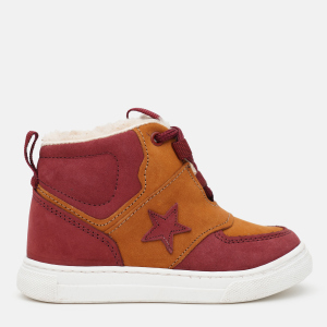 Черевики шкіряні VUVU KIDS Burgundy yellow 102 28 (11) (10) Жовтий/Бордовий (8380000310228)