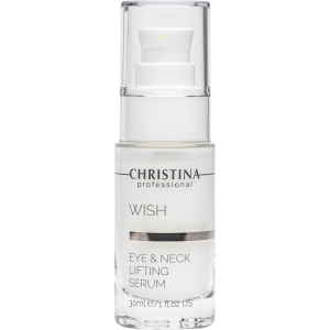 хорошая модель Омолаживающая сыворотка для кожи век и шеи Christina Wish Eyes&Neck Lifting Serum 30 мл (7290100364567)